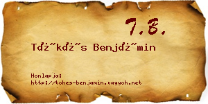 Tőkés Benjámin névjegykártya